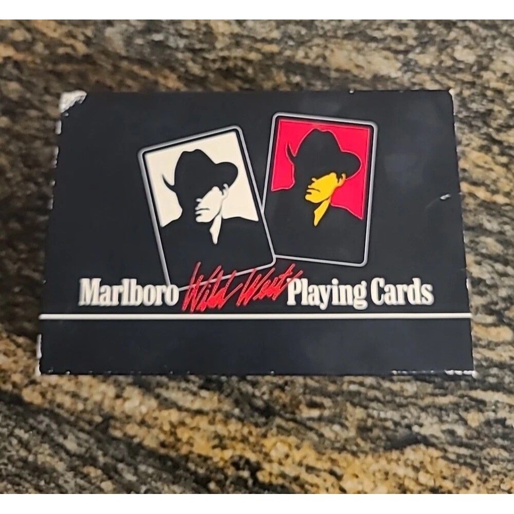 Vintage Marlboro Man Cigarettes Double Deck Playing Cards New Sealed 1991